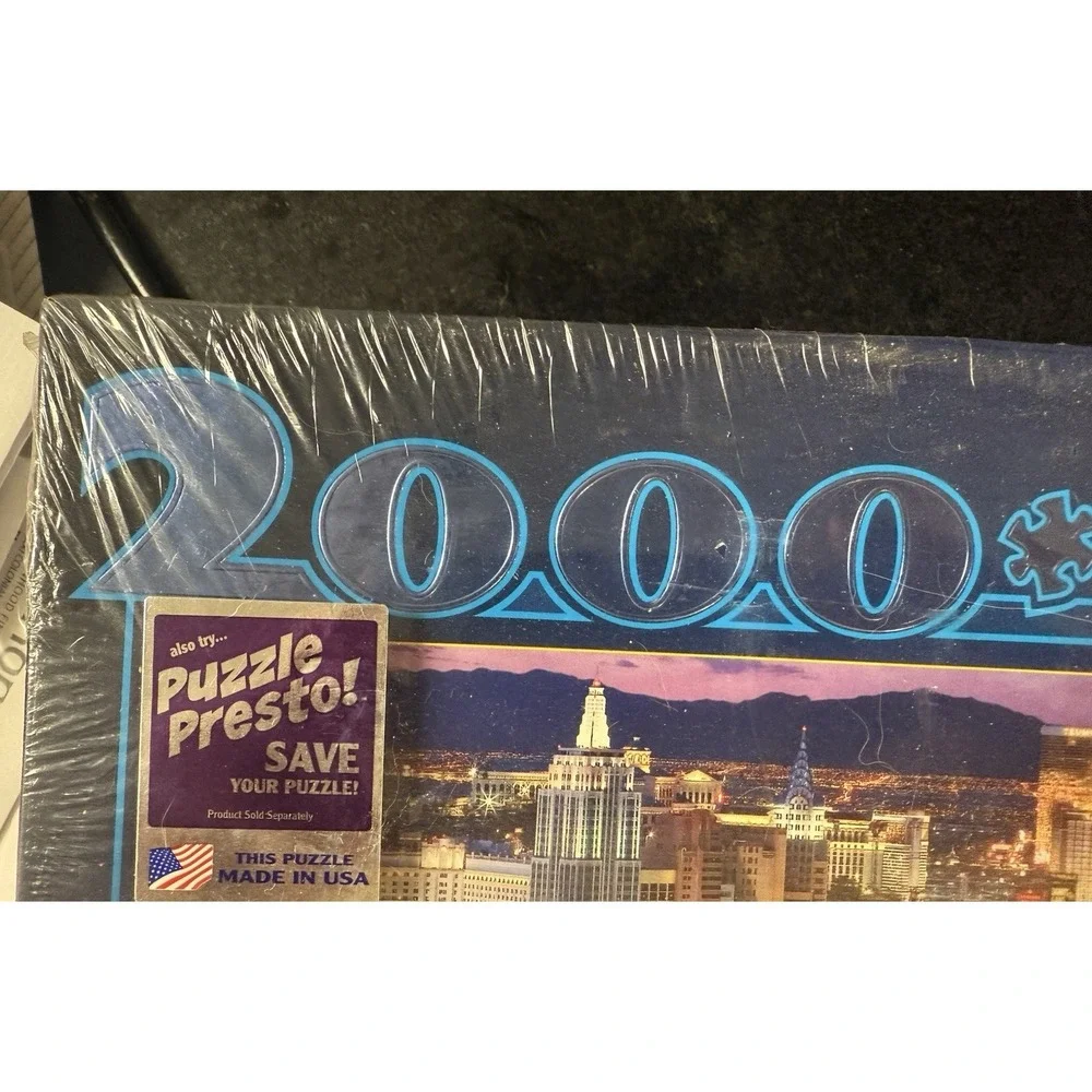 New Buffalo Games Jigsaw Puzzle~ Vegas Baby! ~2000 Pieces Poster ~Factory Sealed